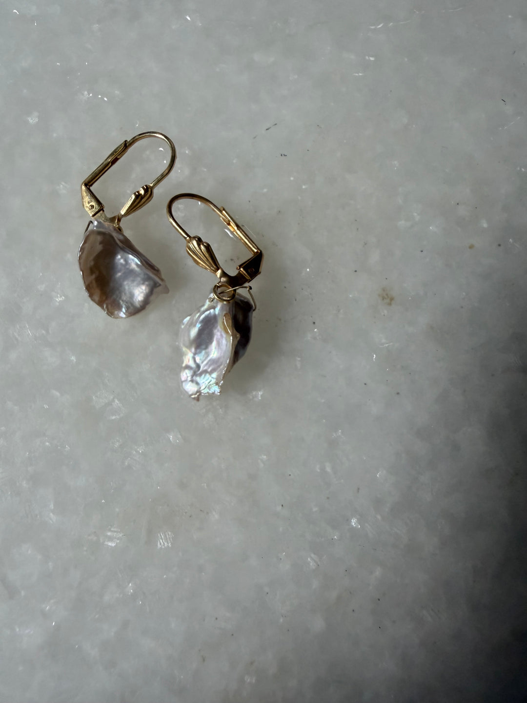 Baroque Pearl Chip sale Earrings