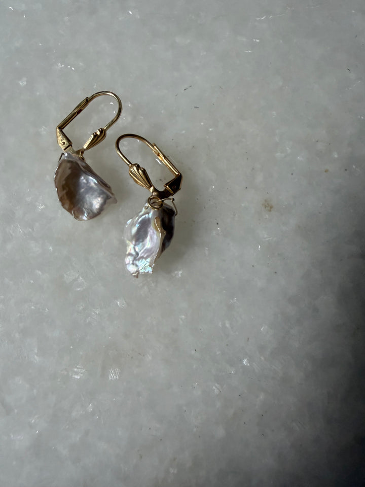 Baroque Pearl Chip sale Earrings