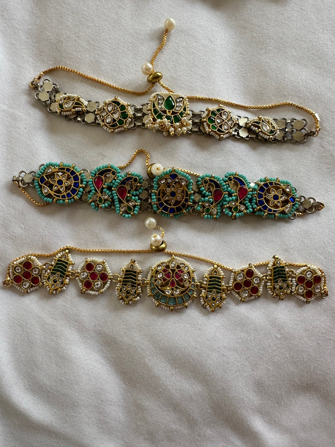 Tanjore festive bracelet