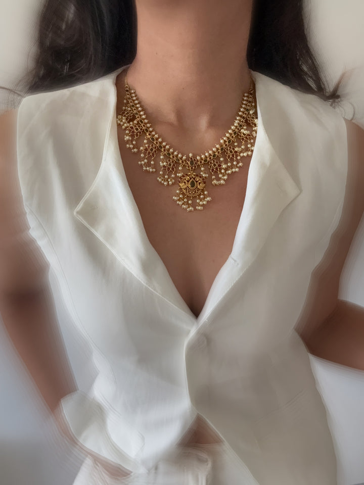 Guttapusalu temple necklace set