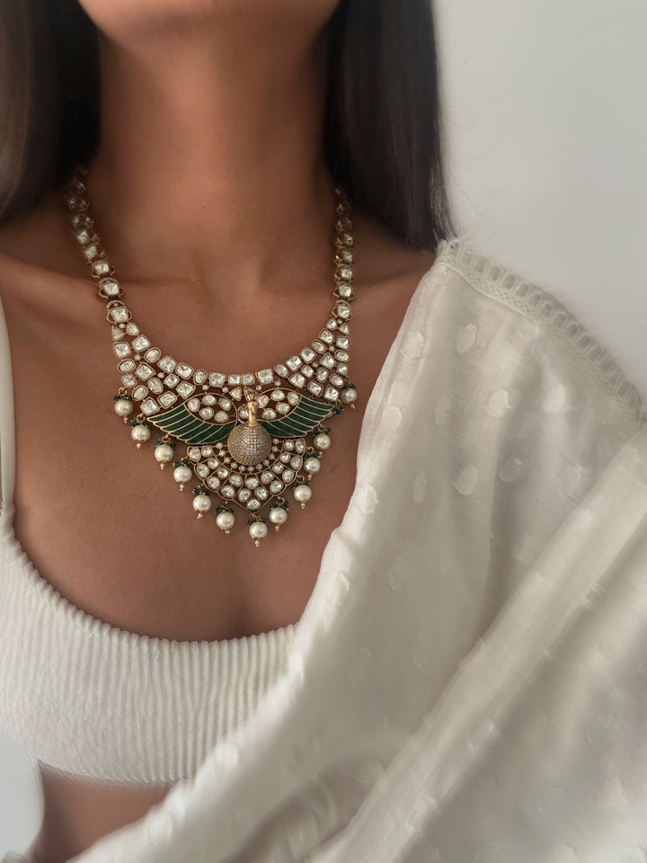 Dancing Peacock Necklace