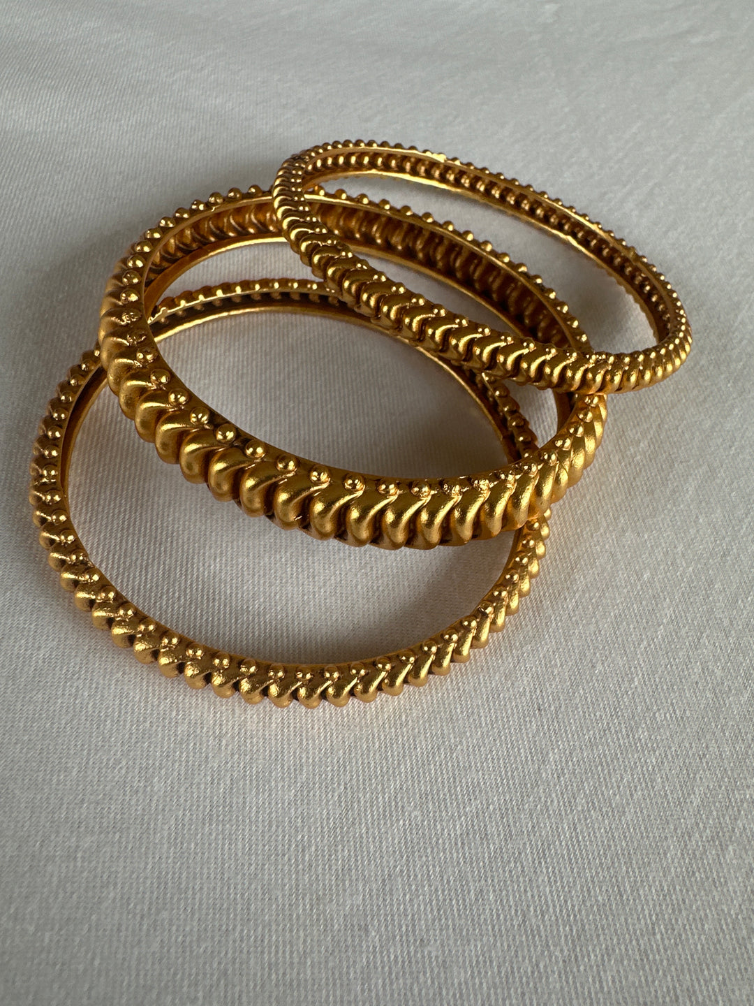 Araish stack of three bangle bracelets