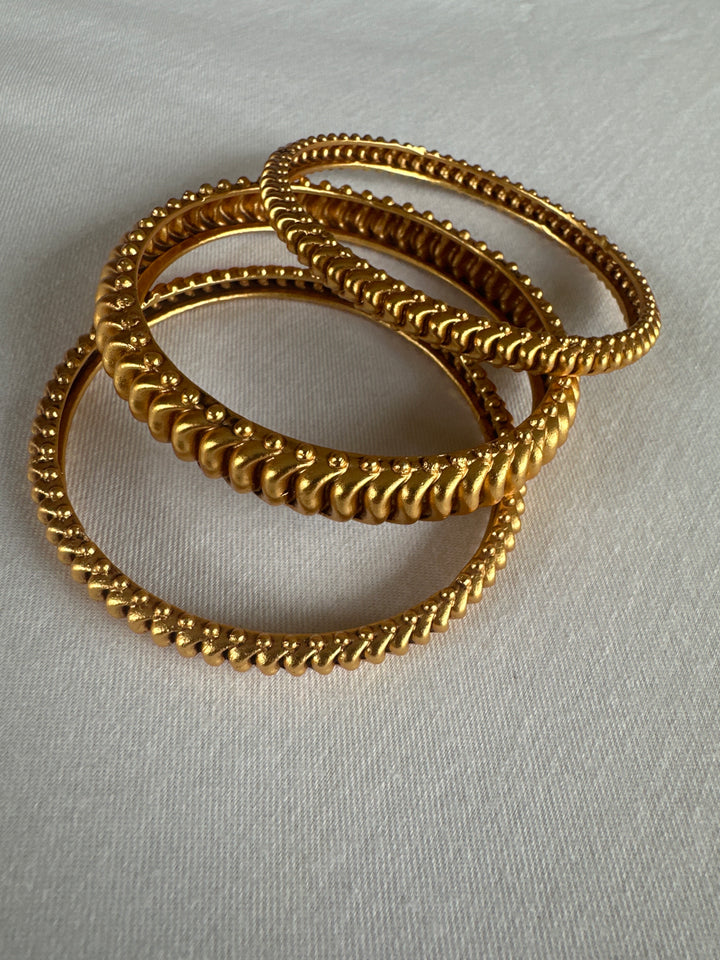 Araish stack of three bangle bracelets