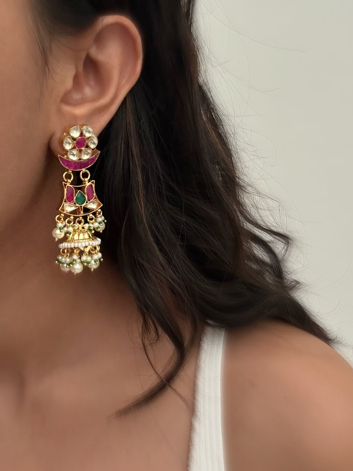 Meher Phool Earrings