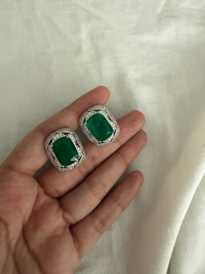 Green jashan earring