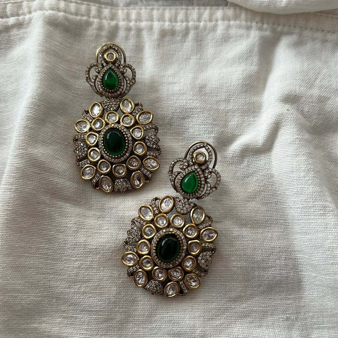 Green Haati Earring