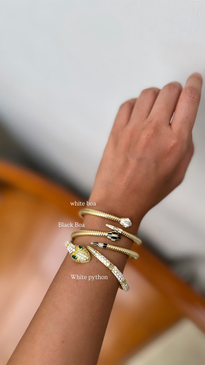 Viper snake bracelet