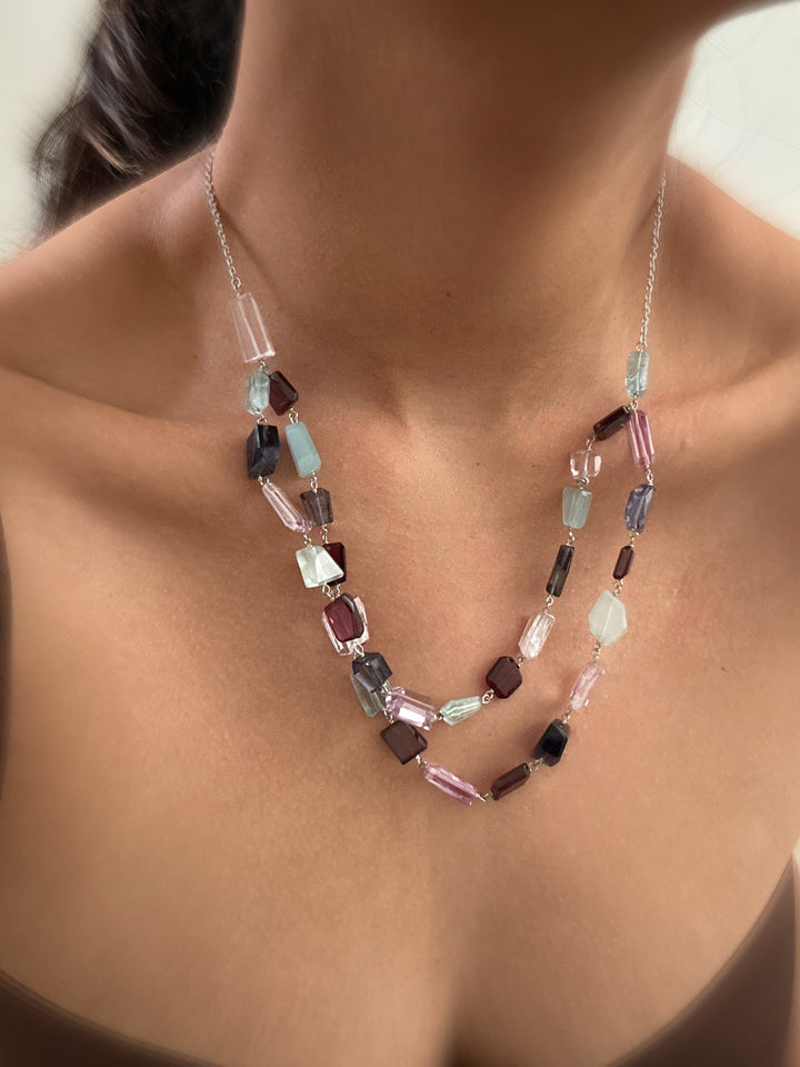 Hannah stone necklace