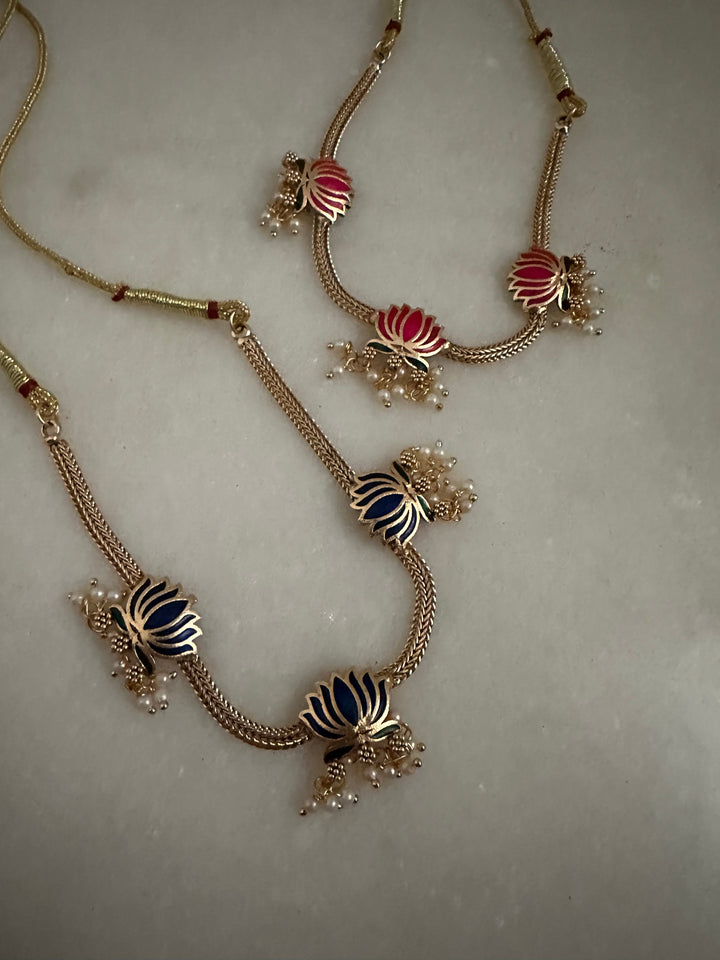 Lotus utsav necklace