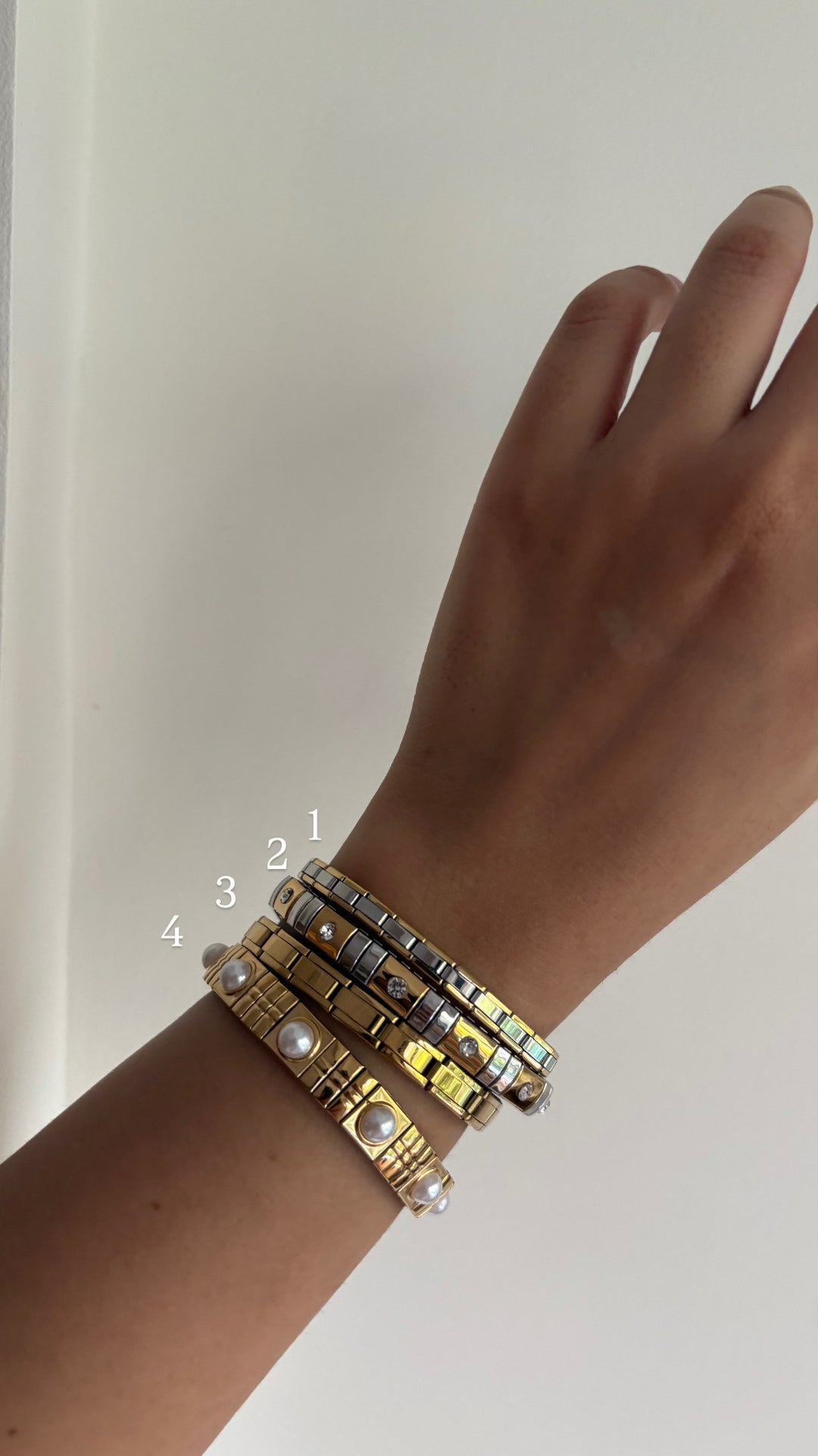 Watch stackable bracelet
