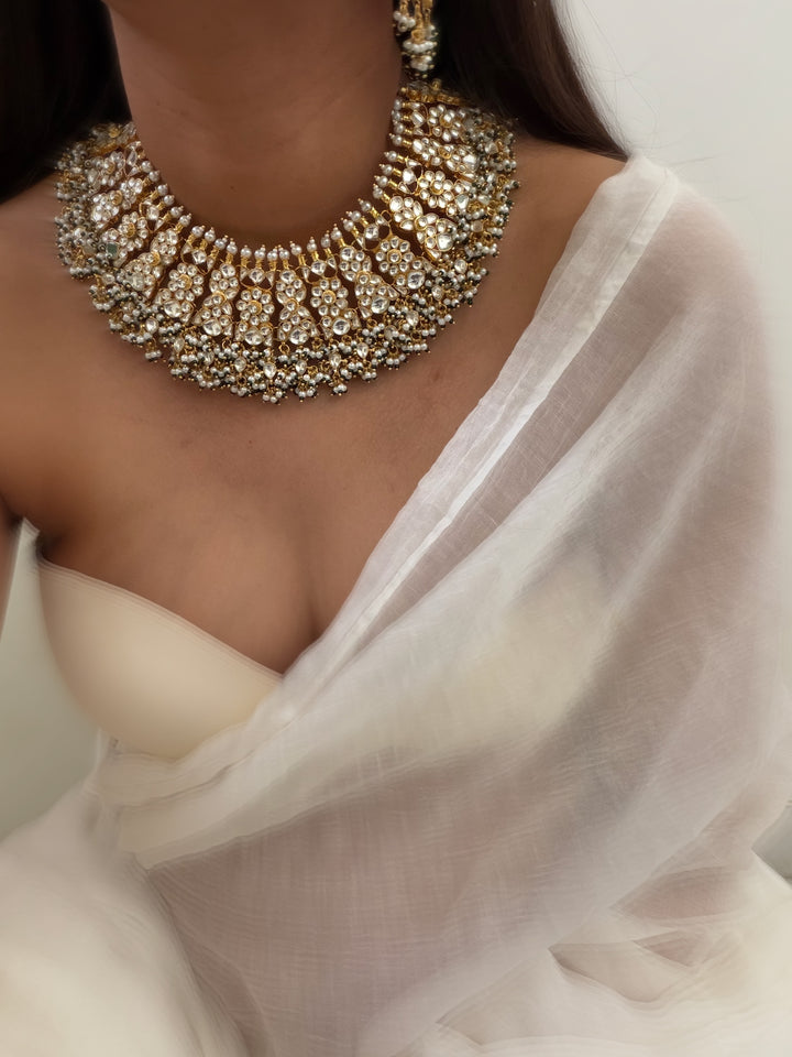 Iris whisperer bridal complete necklace eset