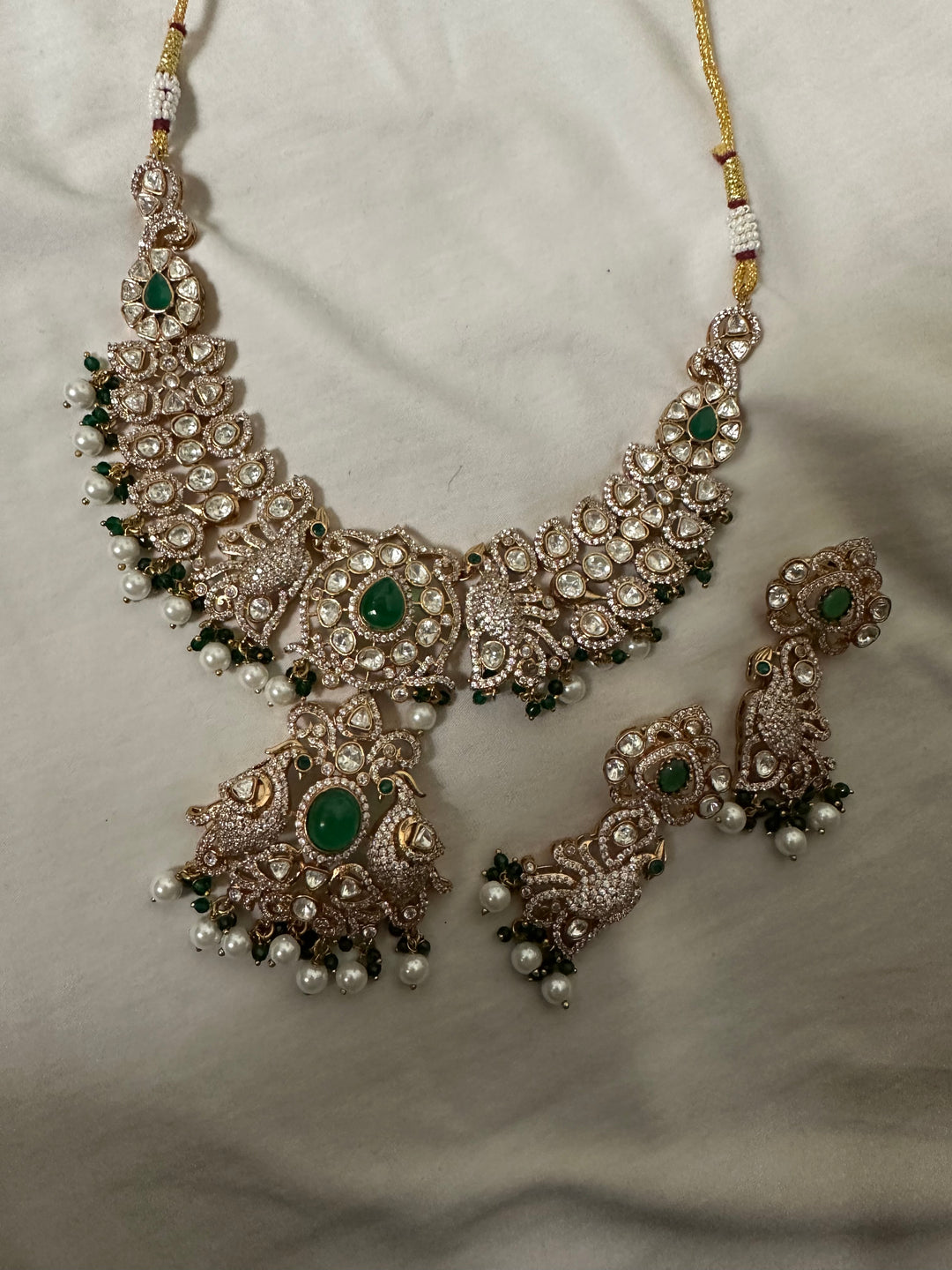 Parrot Green Necklace Set