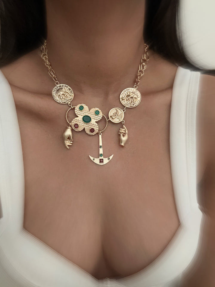 Anchor of kindness necklace