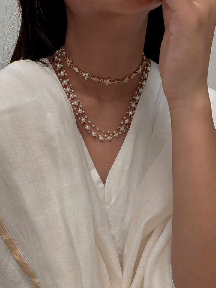 Mystic pearl necklace