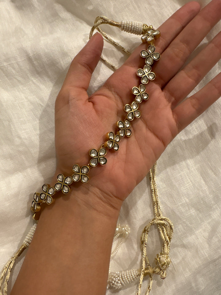 Poppy flower necklace