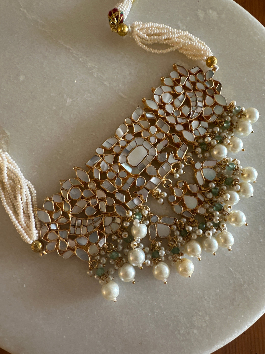 Bano mop choker necklace set