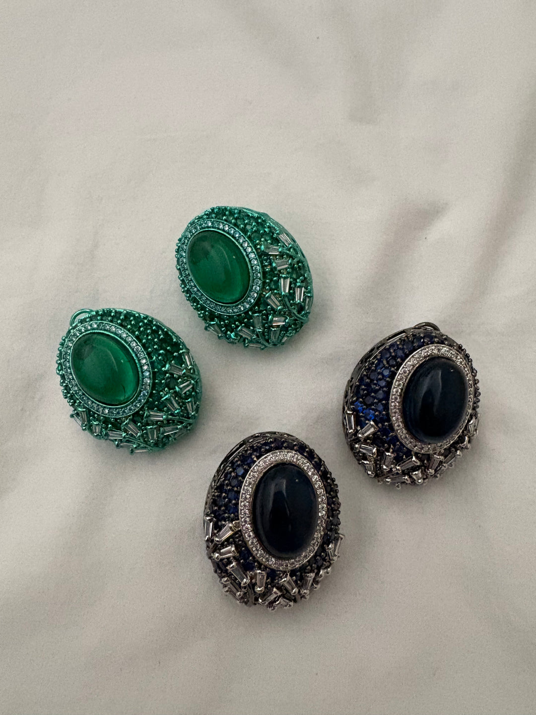 Greener dome earrings