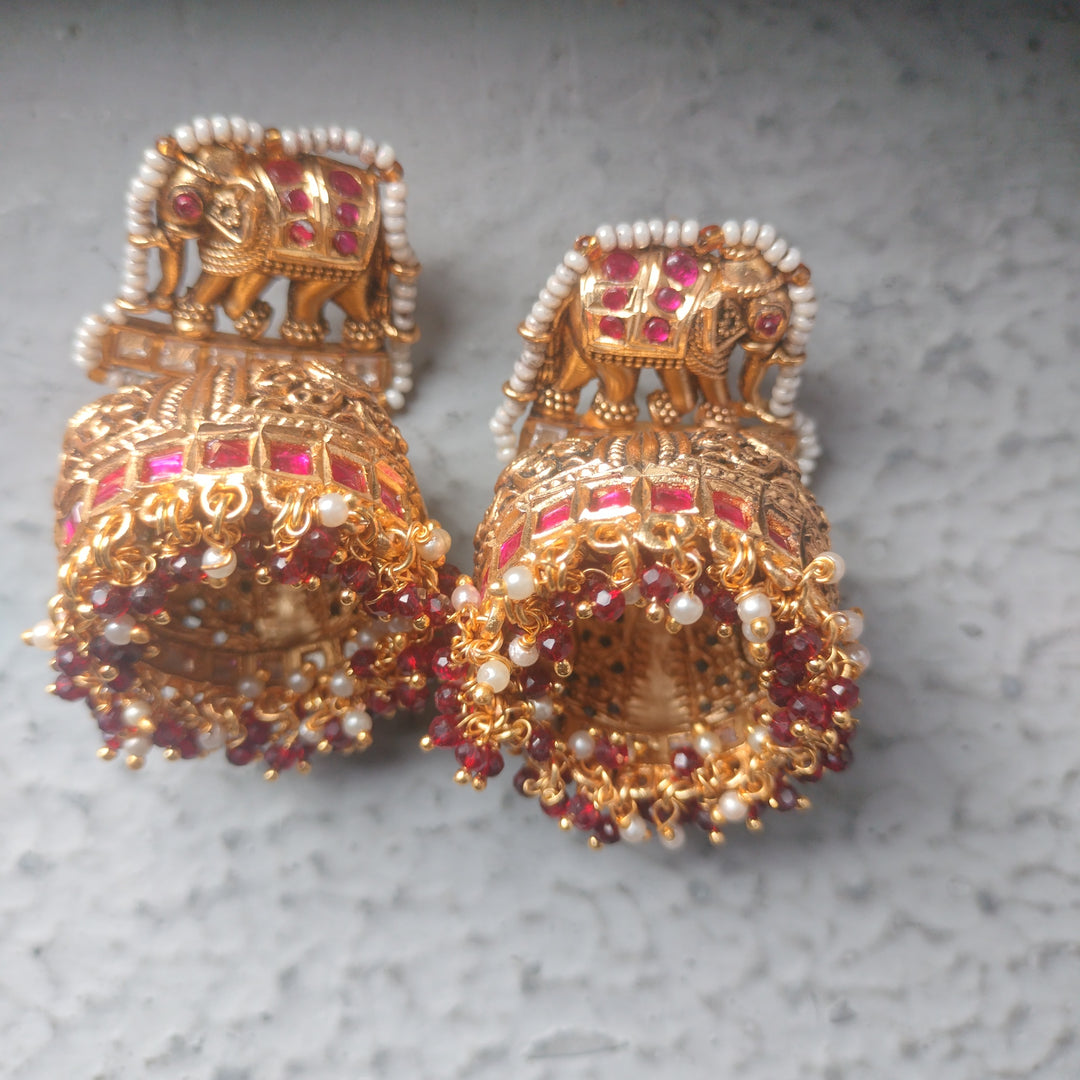 Elephant Temple Earrings