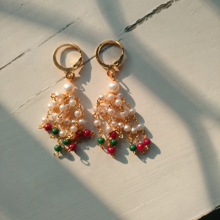 Lotus Strand Earrings