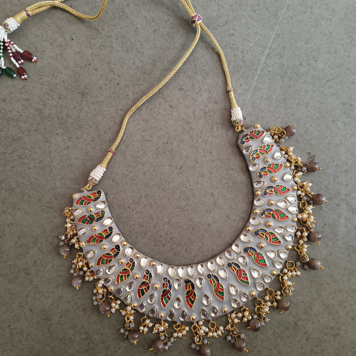 Peacock Hasli Necklace