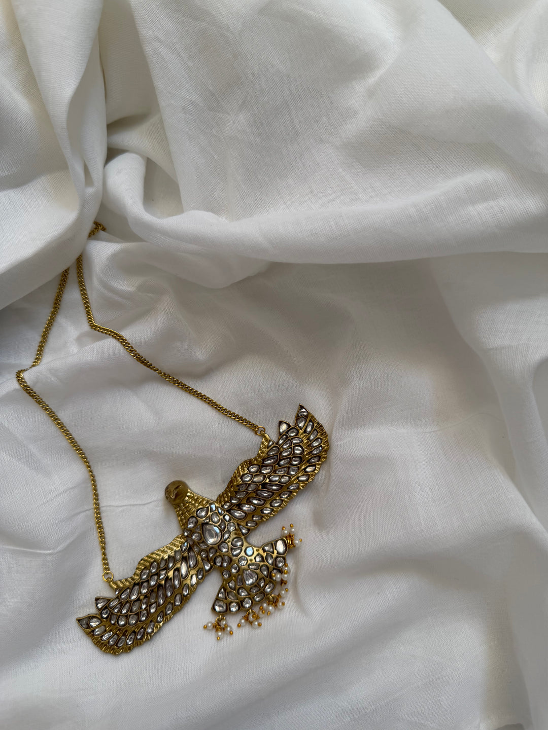 Crownflight eagle necklace