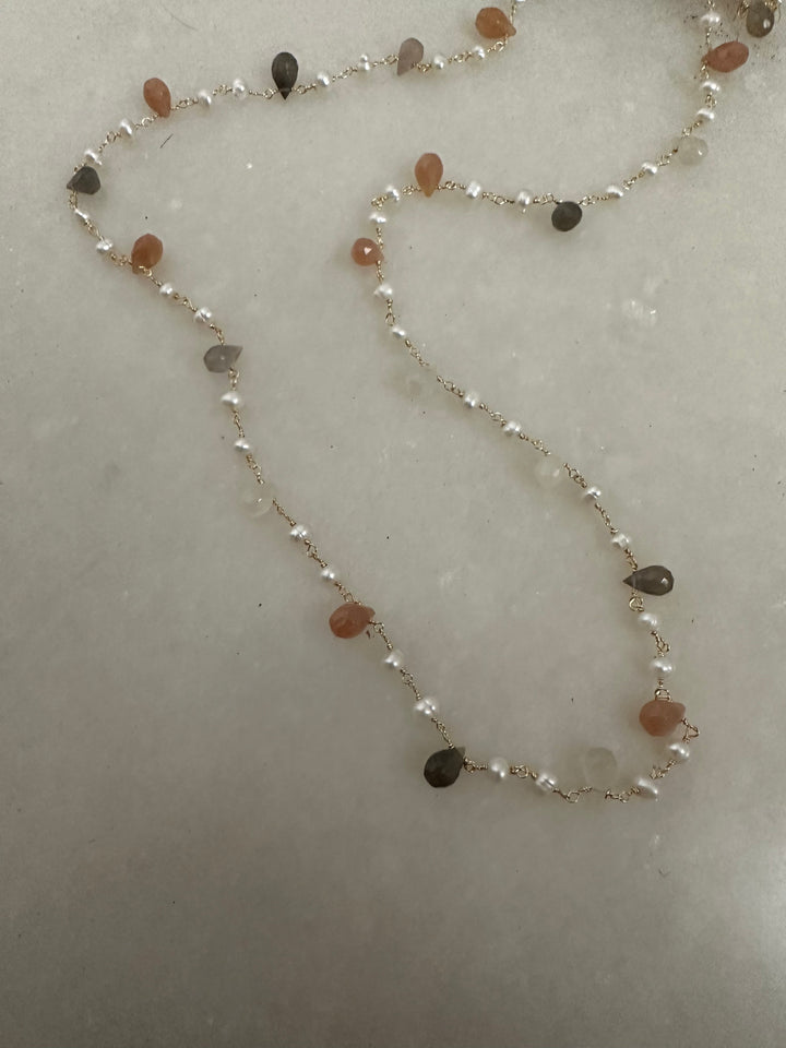 Summer Quartz String Necklace