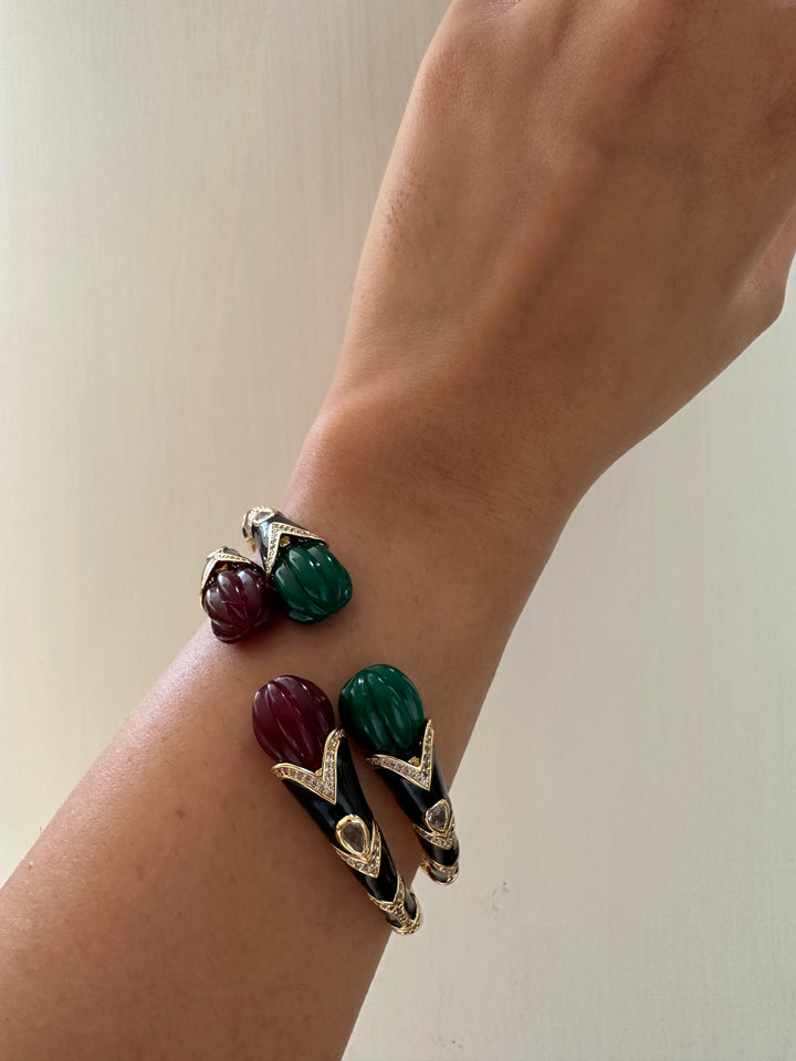 Dome petal bracelet