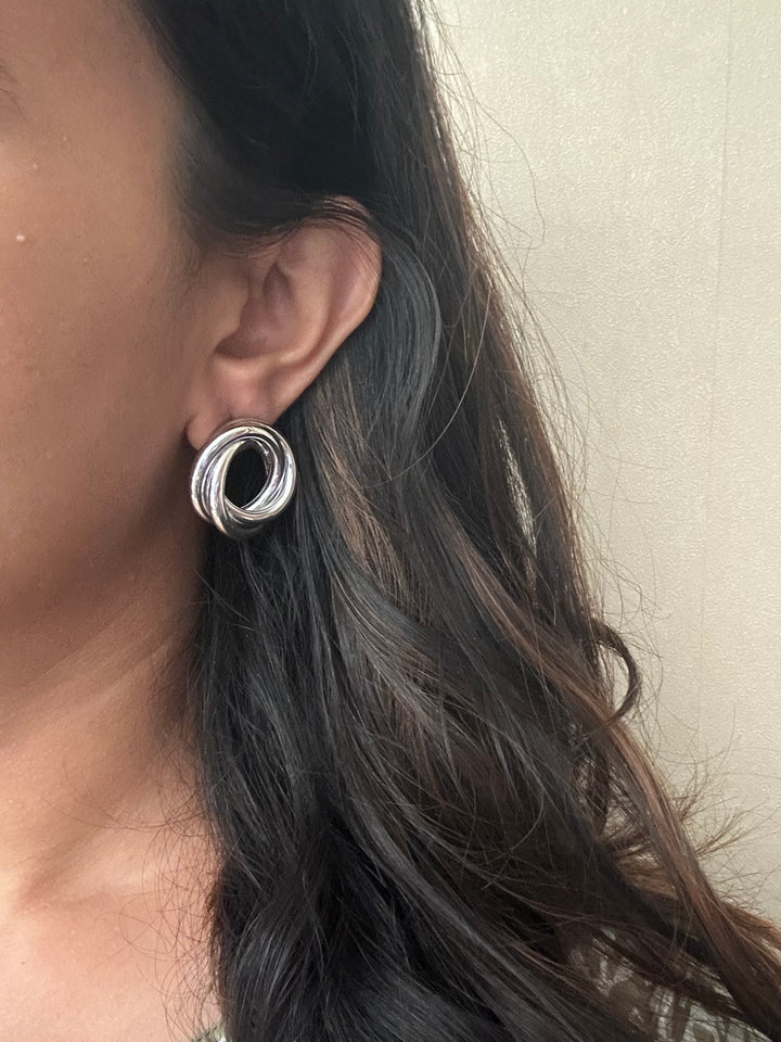 Sharaniya silver earrings