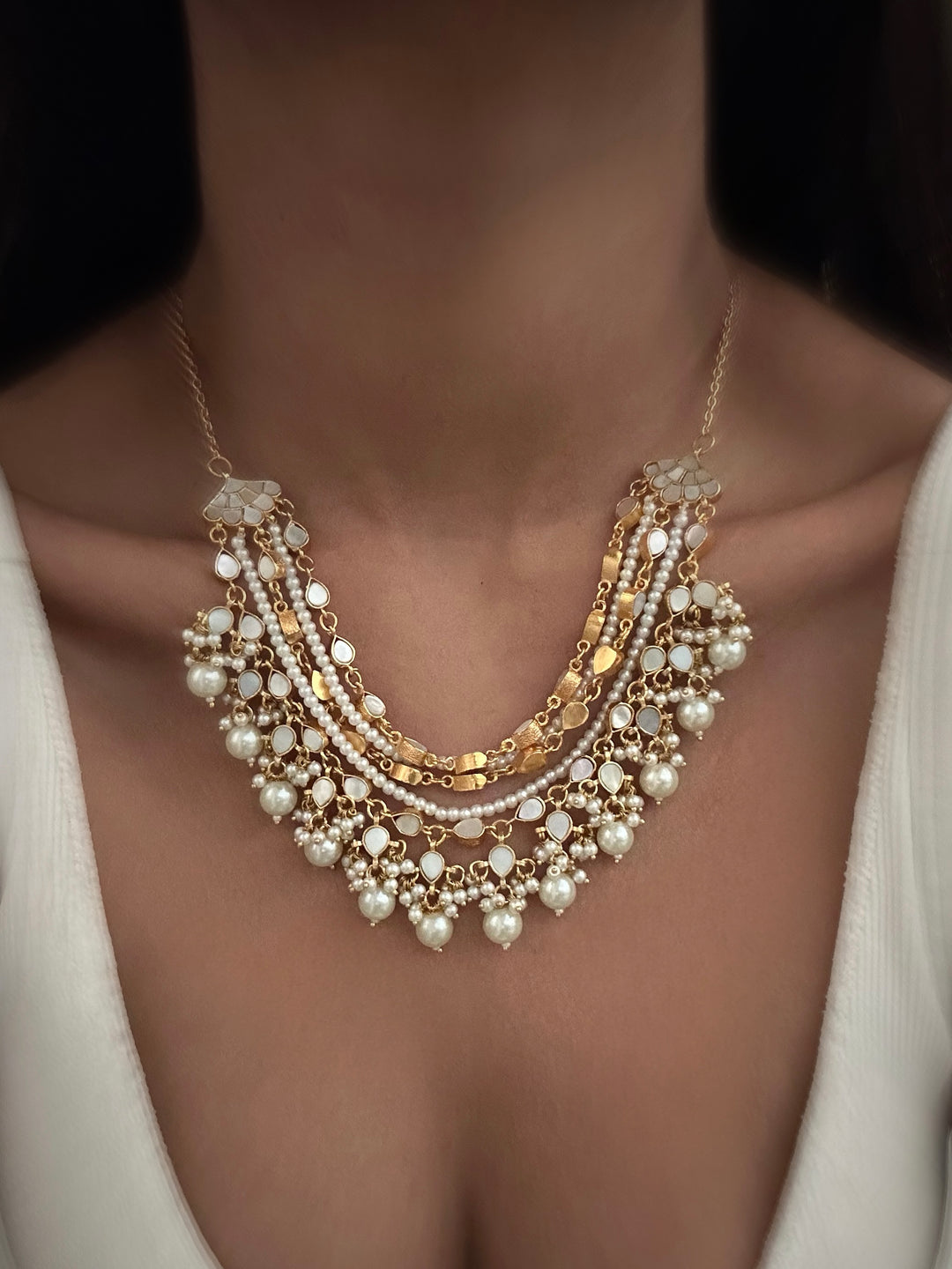 Milky Kanoti Necklace