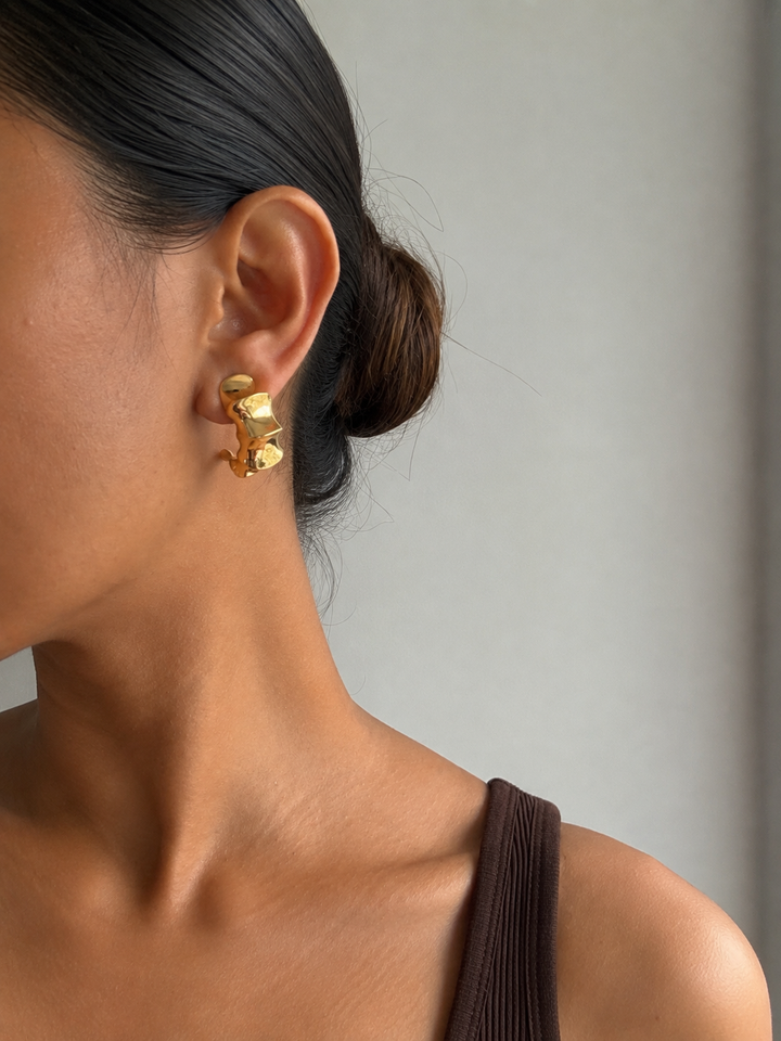 Bamboo mini earring