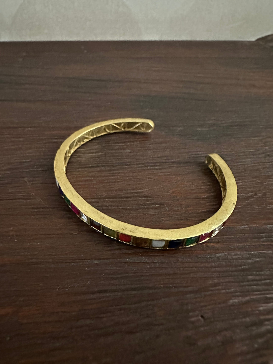 Navratan classic stackable bracelet