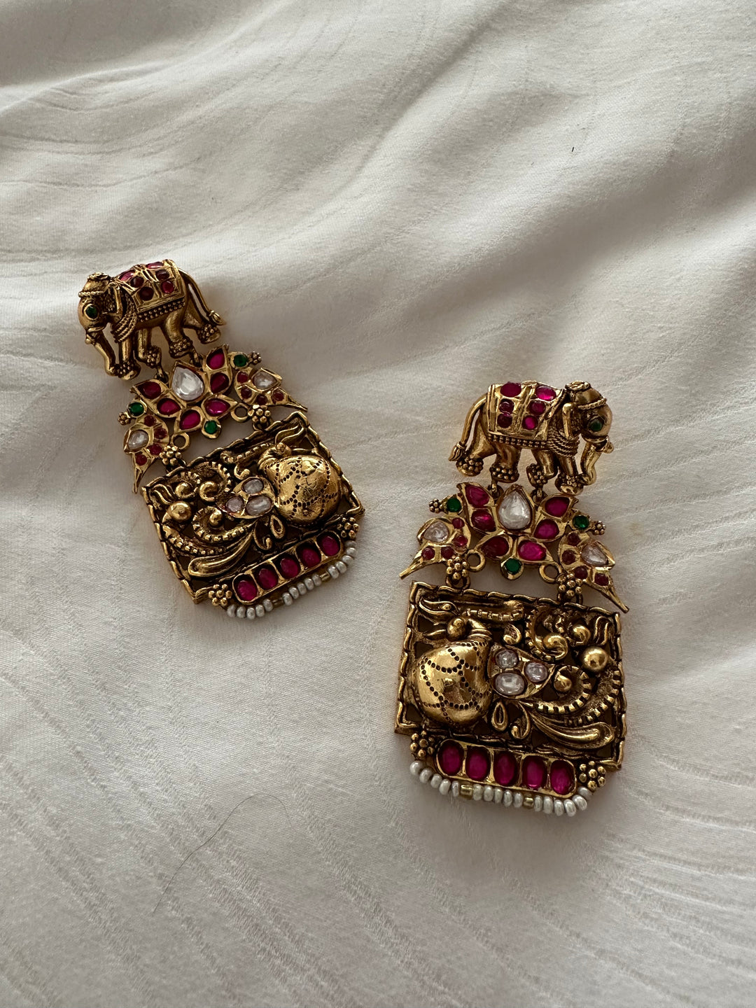 Royal Elephant Earrings