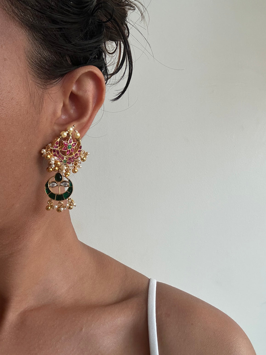 Safa Tanjore Earrings