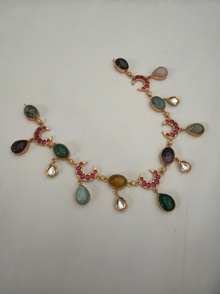 Chand prehnite necklace