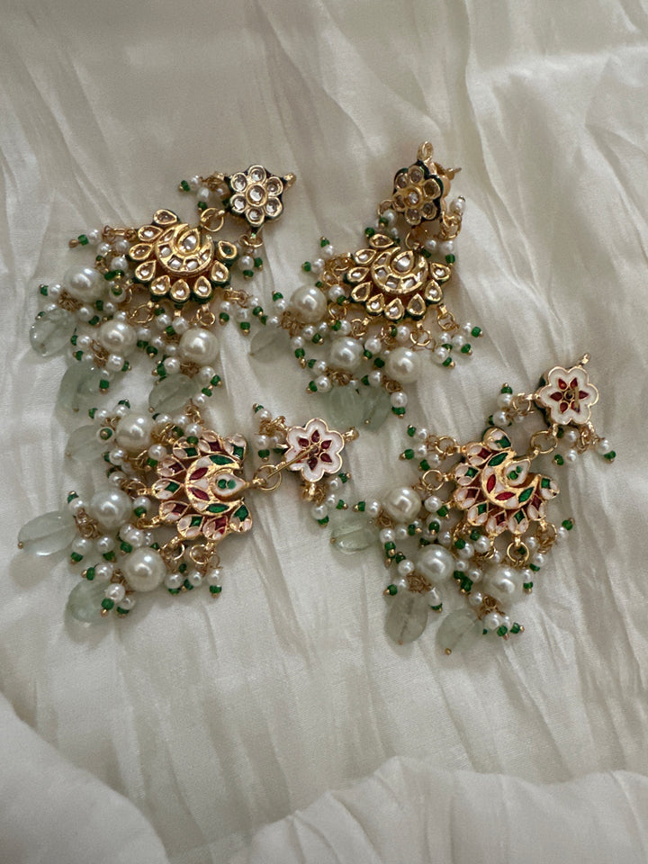 Jhankar jhumki earrings