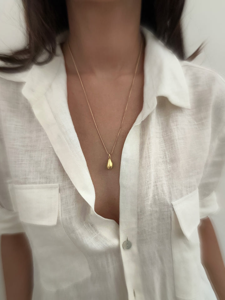 Pebble prism necklace