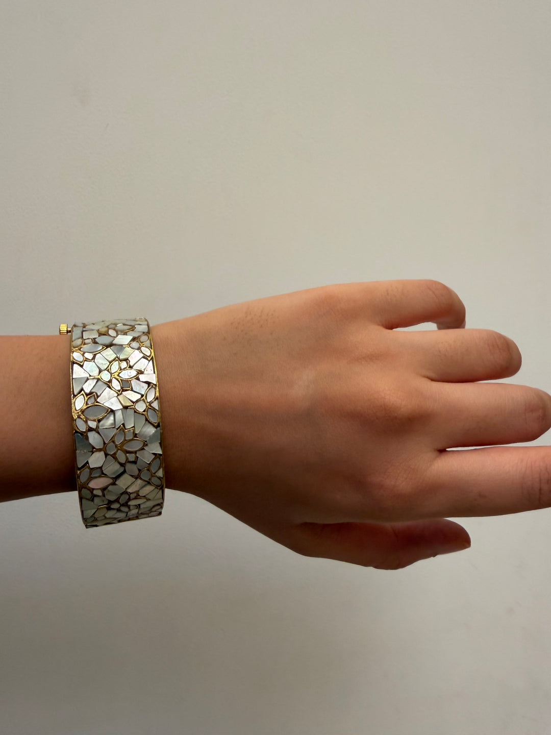 Lilly petal mop bangle bracelet