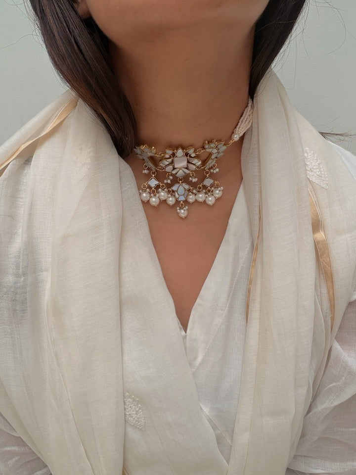 Mop tea necklace set