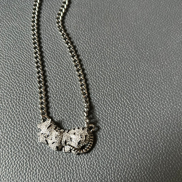 Rhine Leopard Necklace