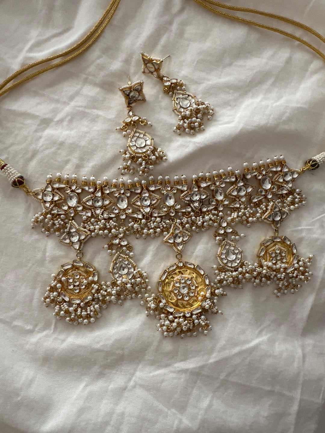 Cyprus bridal 2 necklace set MTO