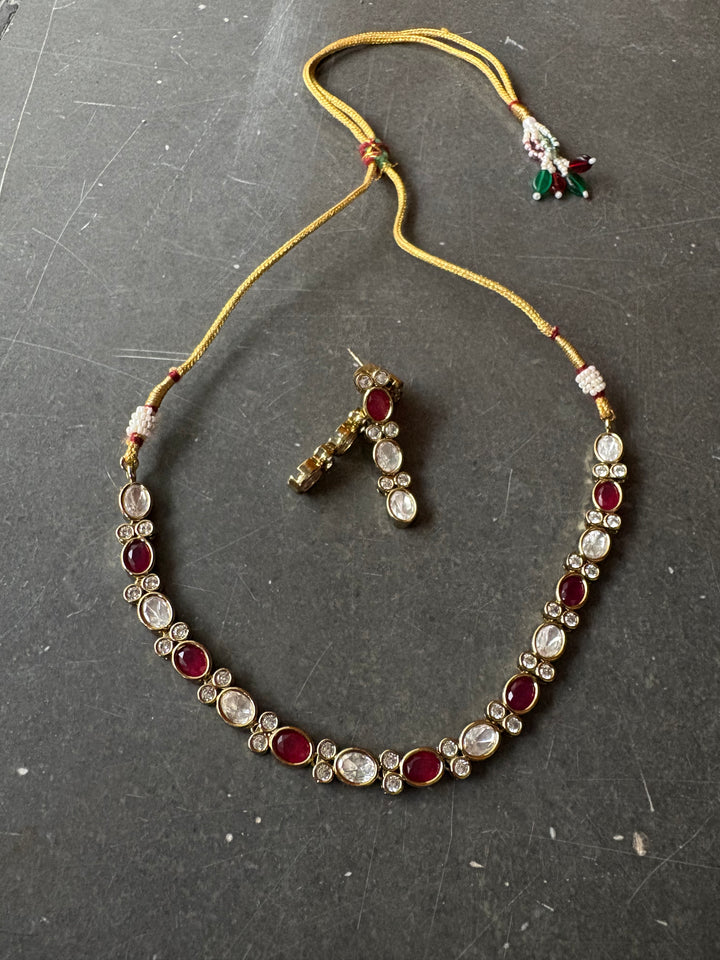 Drop Kundan Necklace Set 2