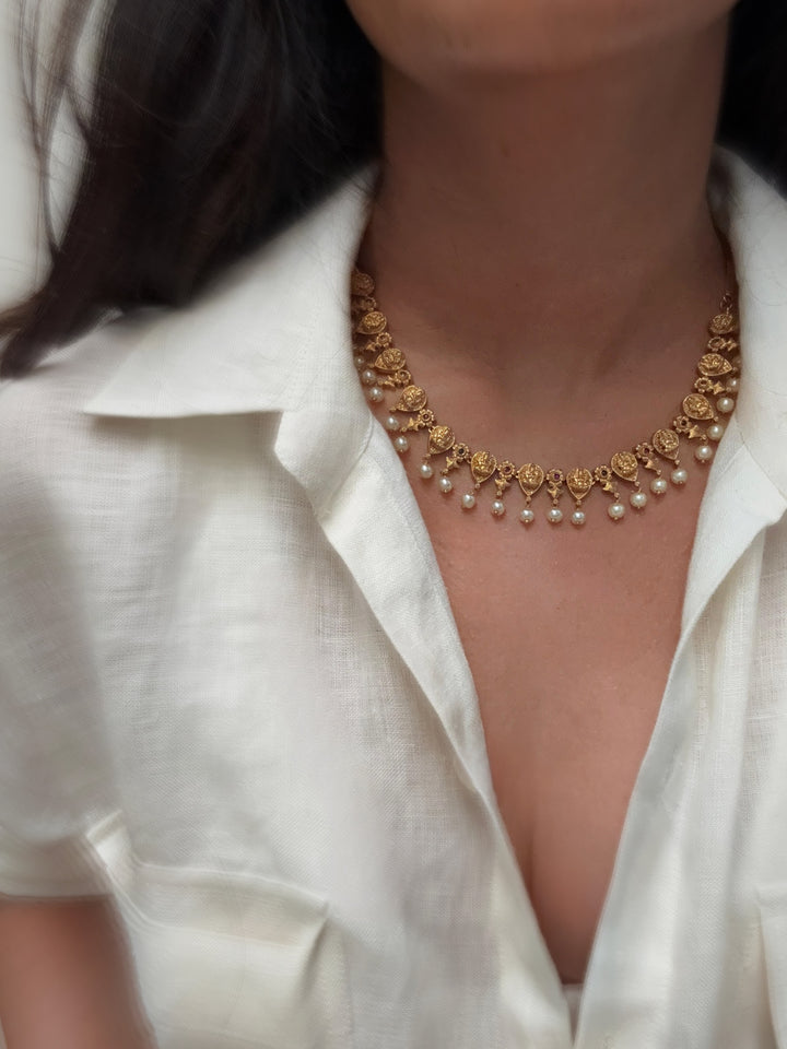 Shikar goddess necklace set