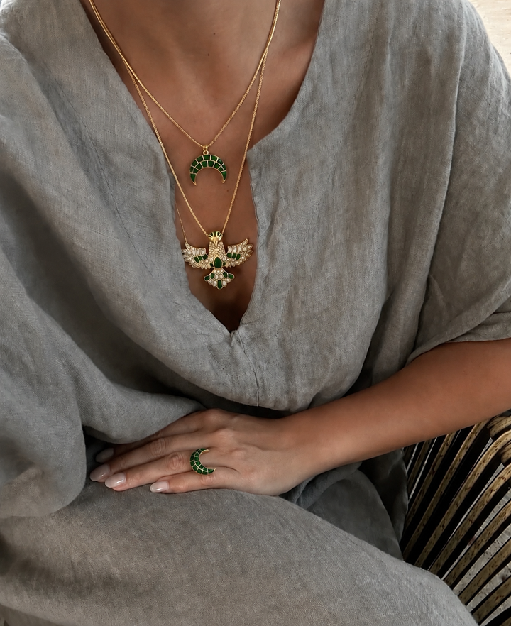 Alina eagle power necklace
