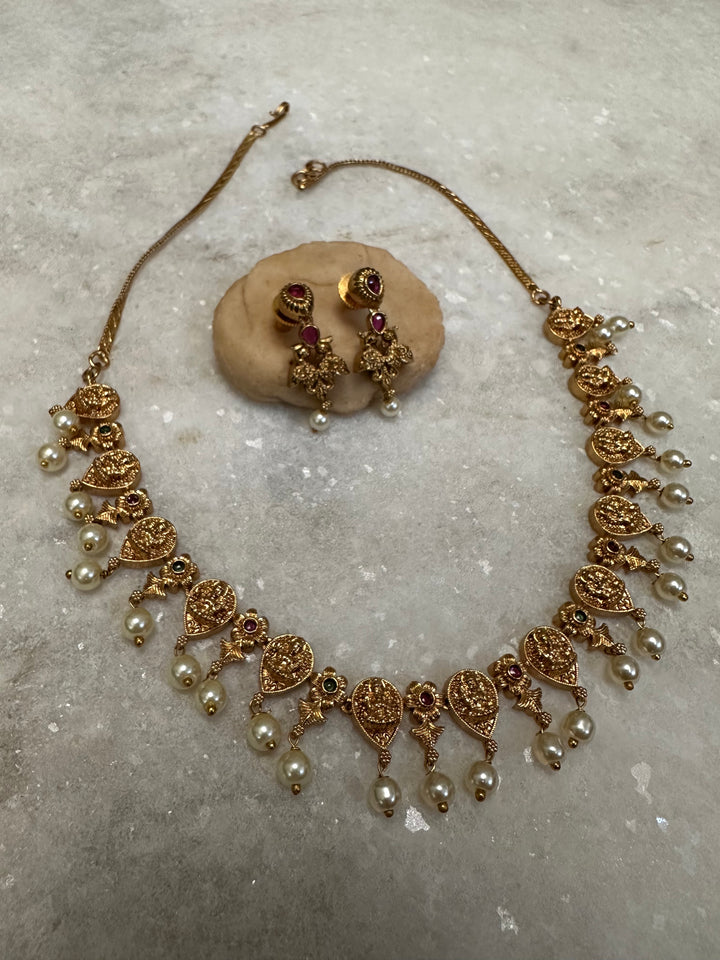 Shikar goddess necklace set