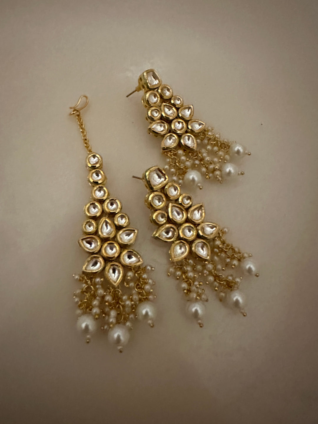 Firoza earring tikka set