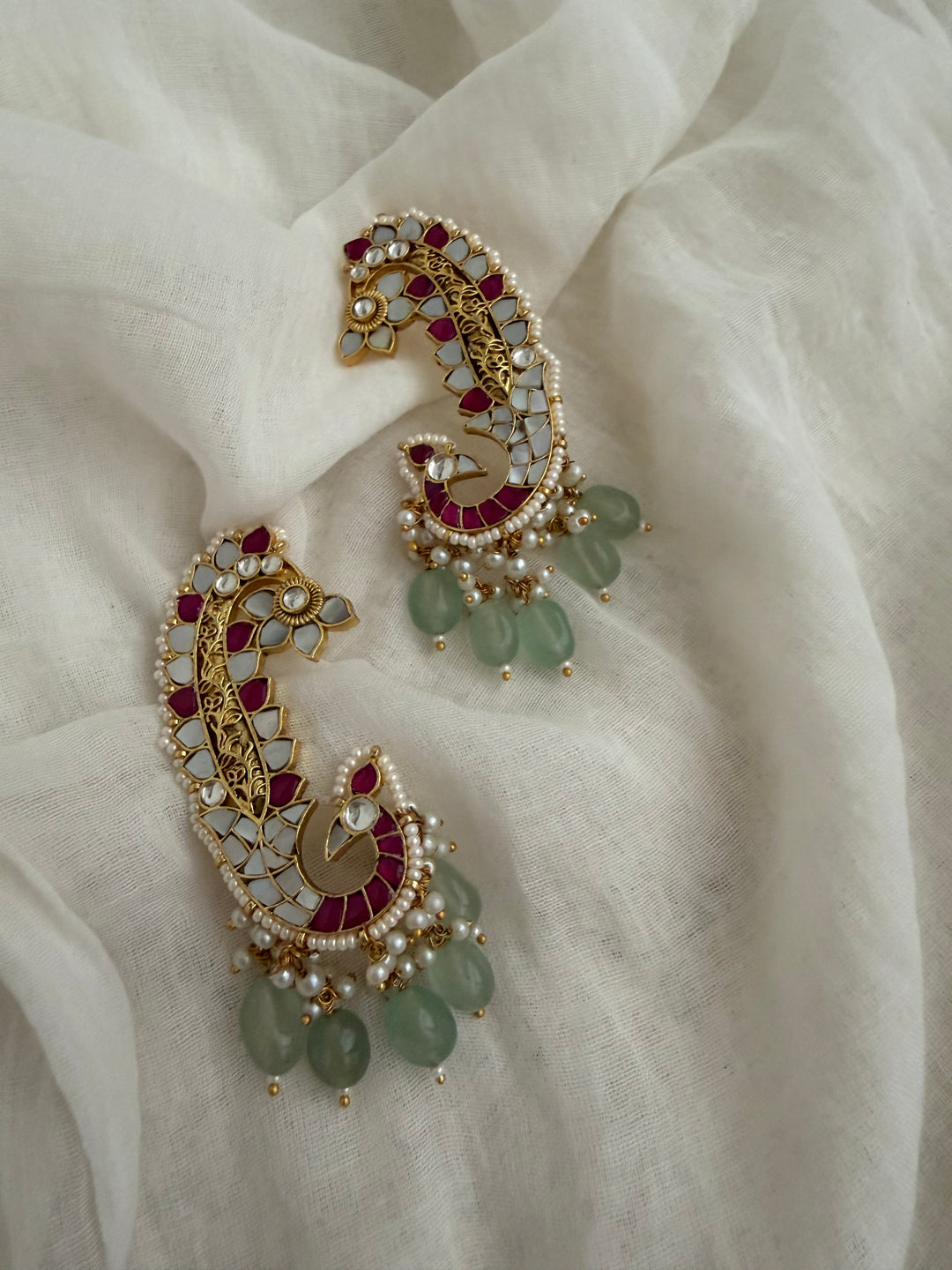 Sea whisperer ear cuff earrings