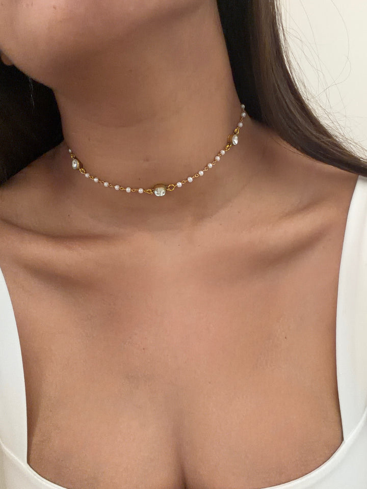 Classic jaipur choker necklace