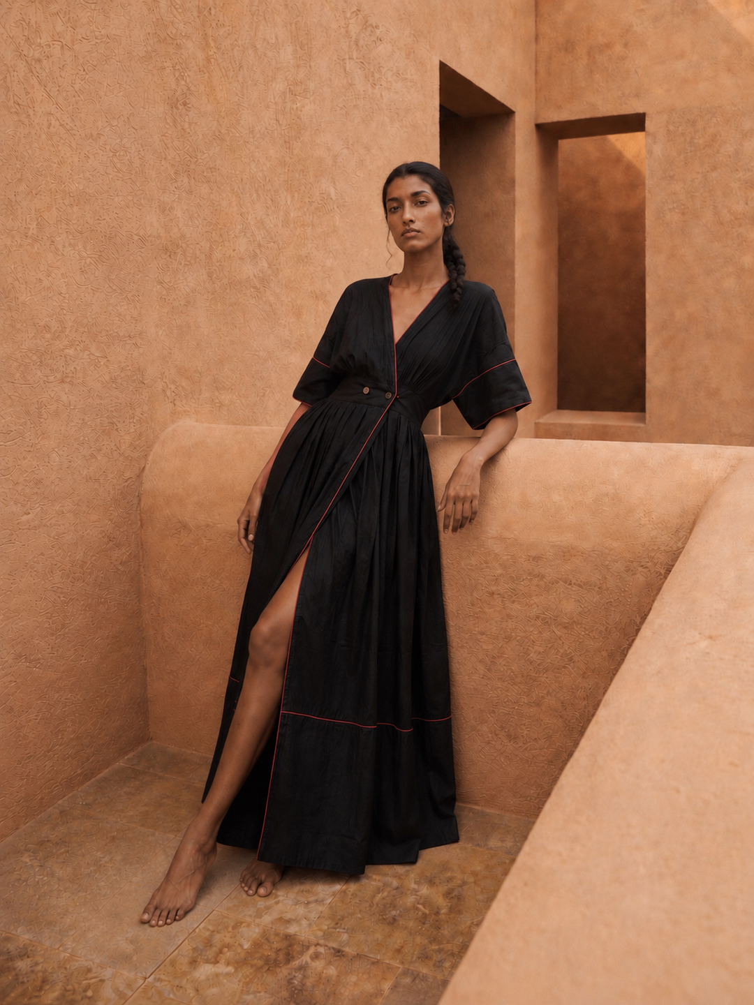 Juhi wrap dress