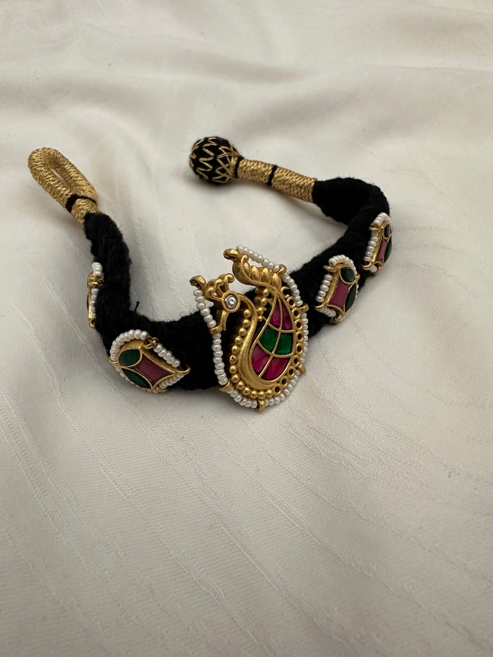 Mor rakhi bracelet