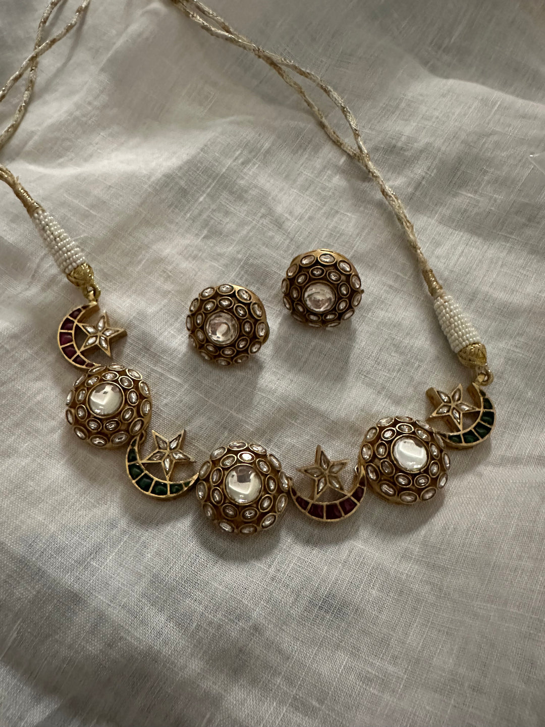 Chand sitara necklace set